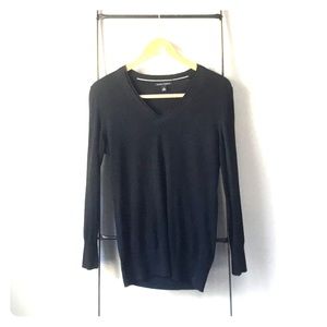 Banana Republic Black V-Neck Sweater